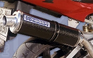 Krieger carbon exhaust on an R1
